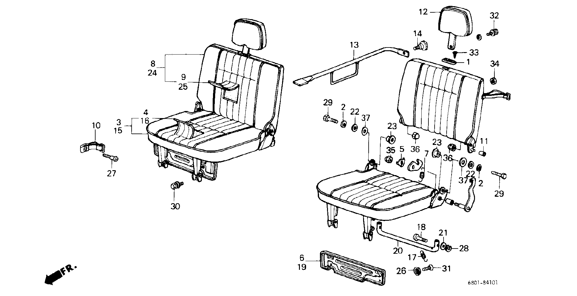 REAR SEAT(STL,STLS) (-2300000)