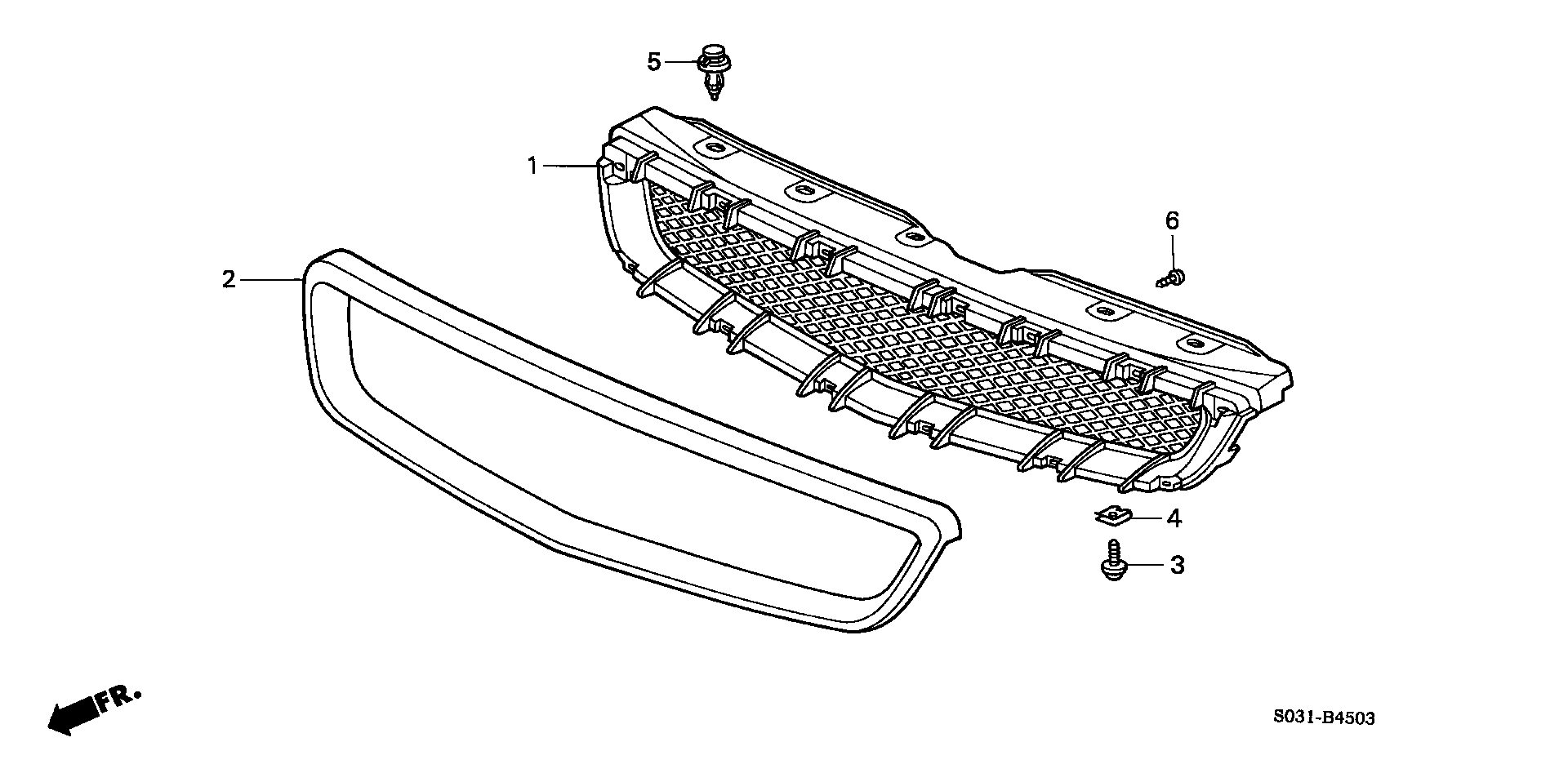 FRONT GRILLE(4)