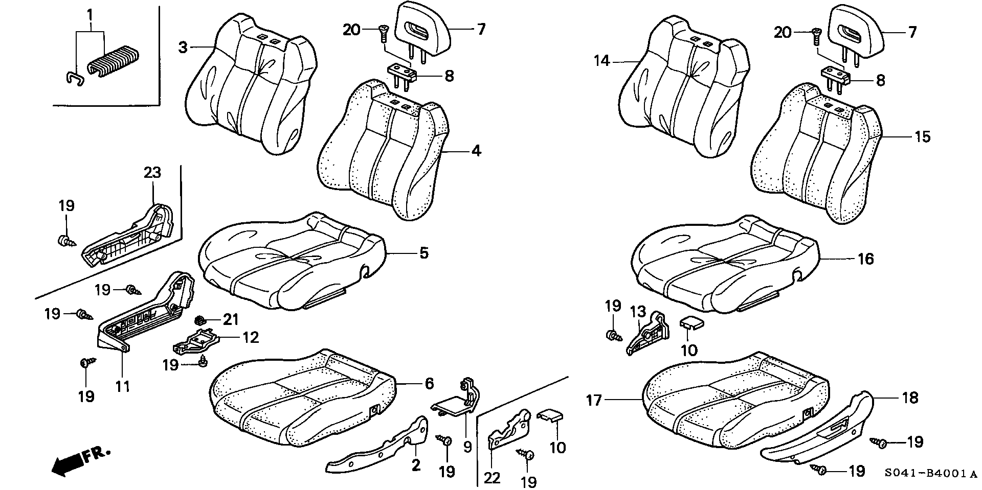 FRONT SEAT( BUCKET TYPE)