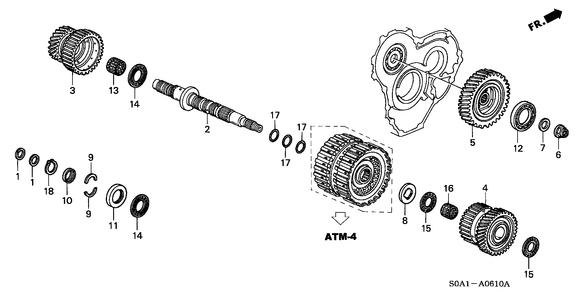 SECONDARY SHAFT(2WD)