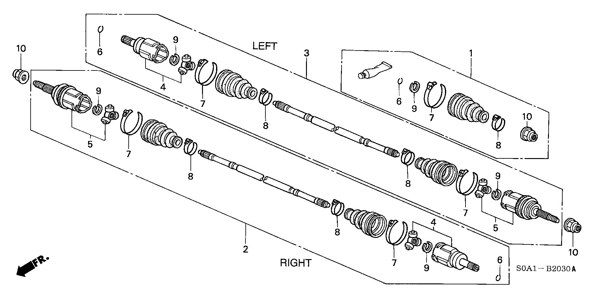 REAR DRIVE SHAFT