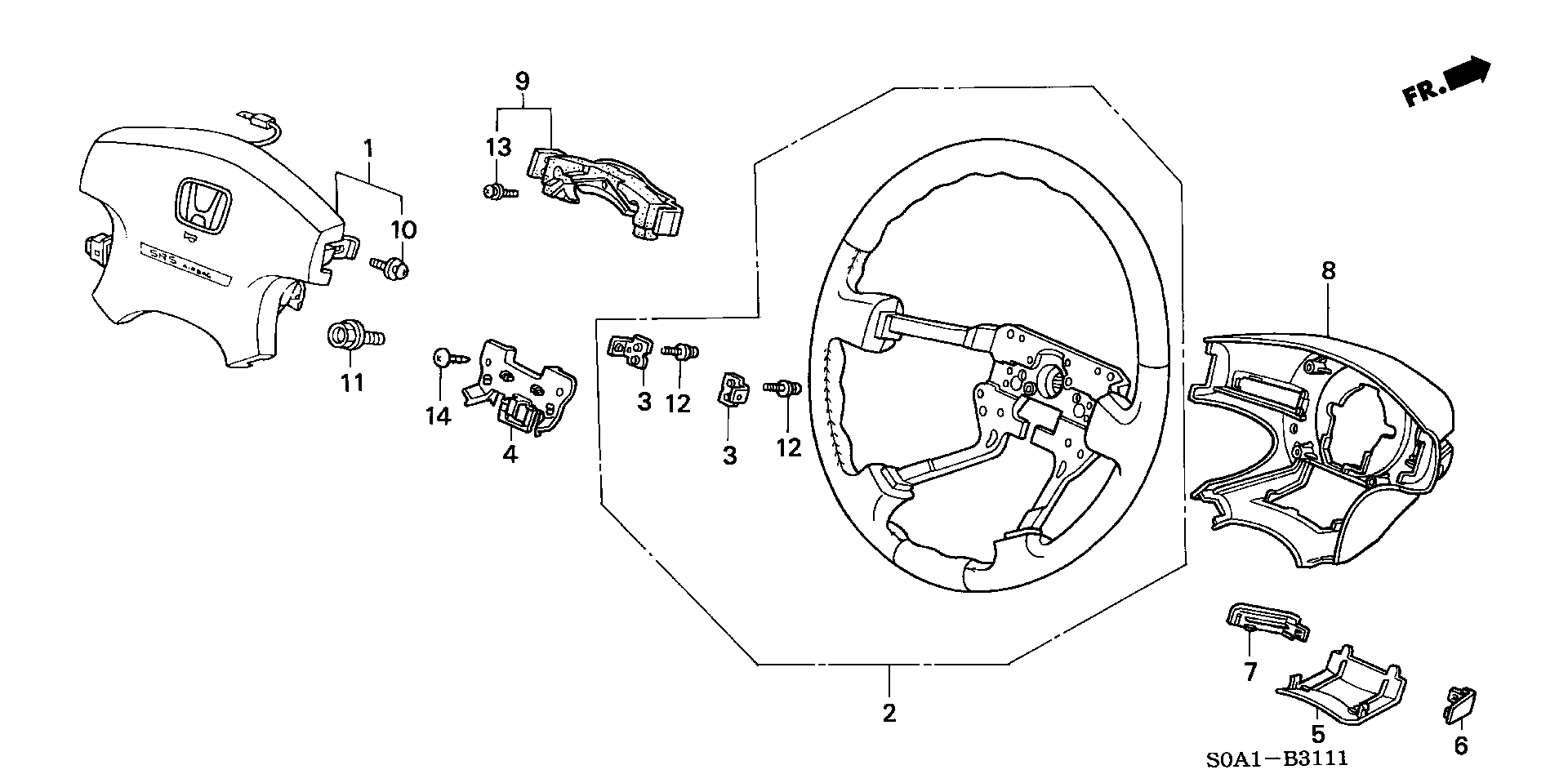 STEERING WHEEL(SRS)(2)