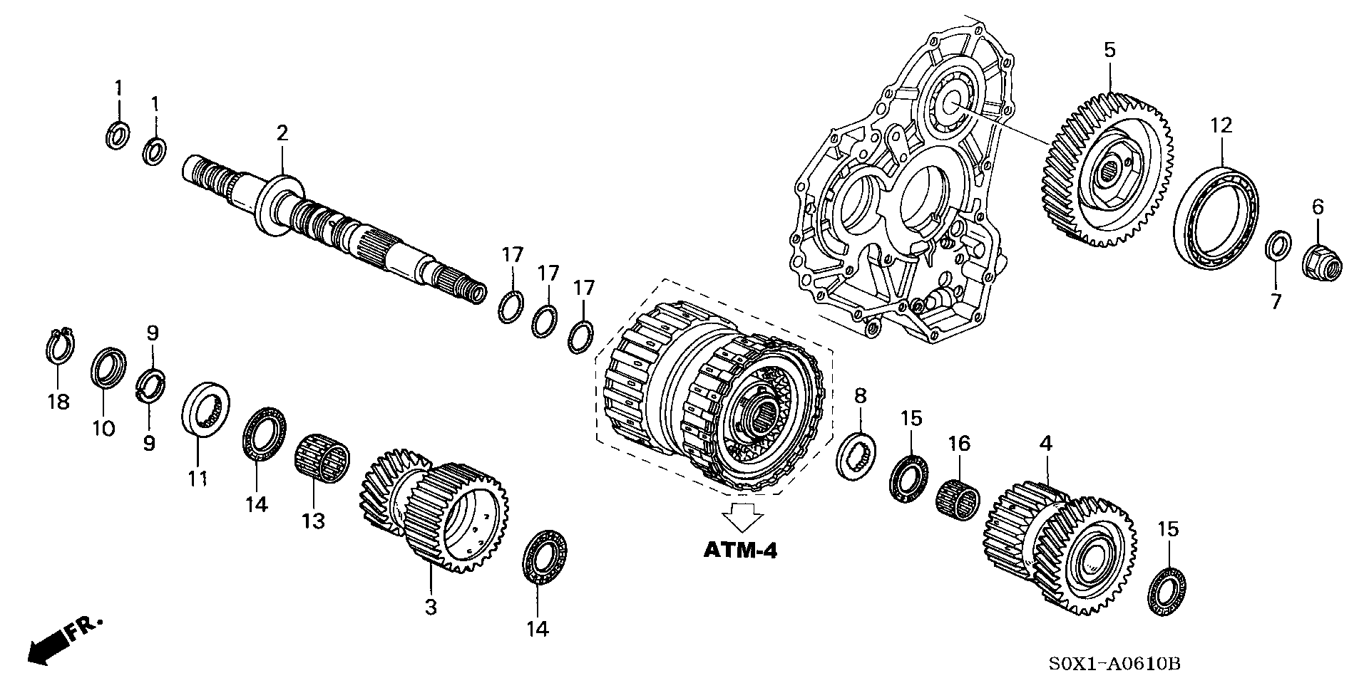 SECONDARY SHAFT(4AT)