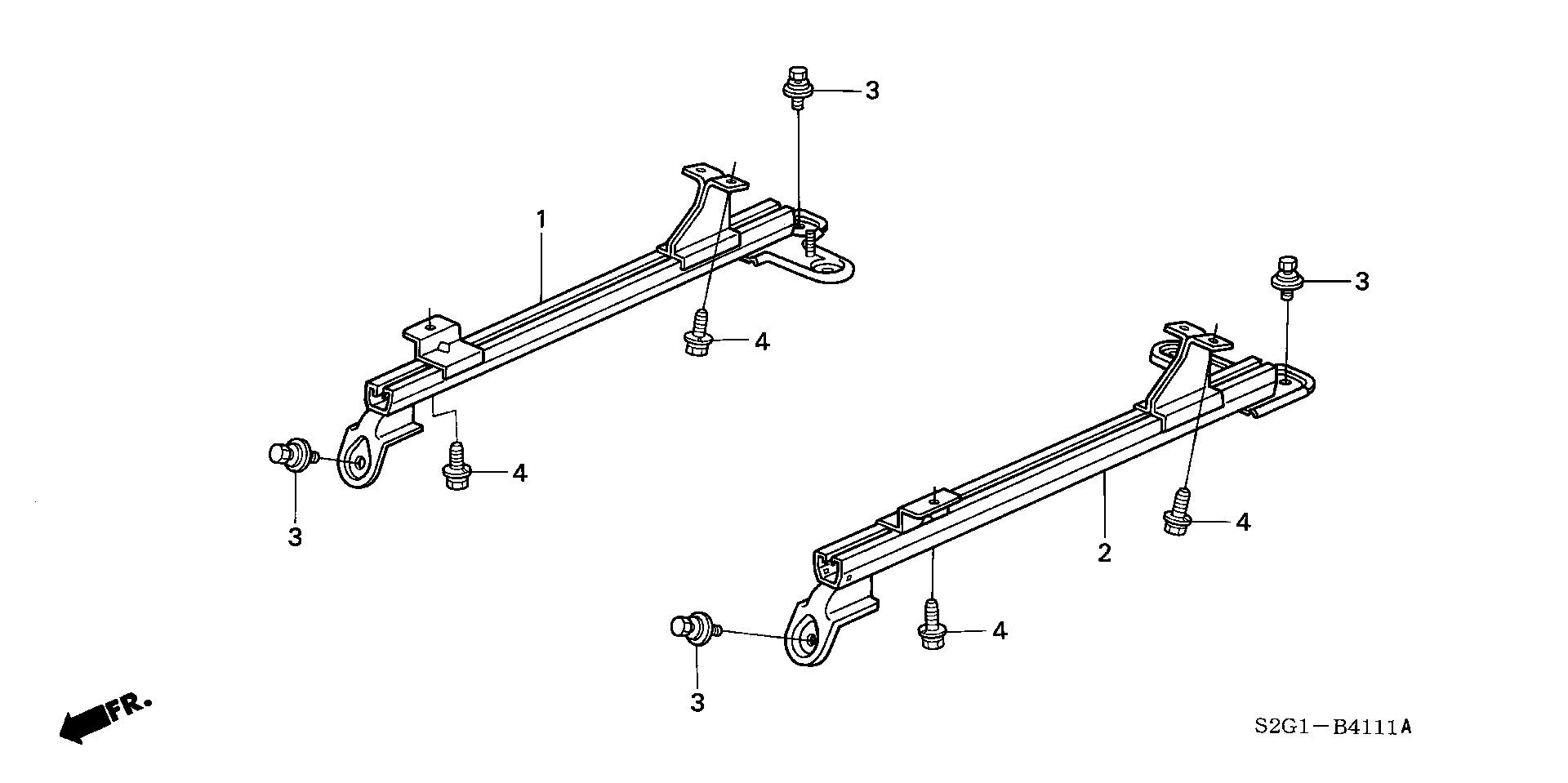 REAR SEAT SHORT PARTS(  STATIONARY TYPE )