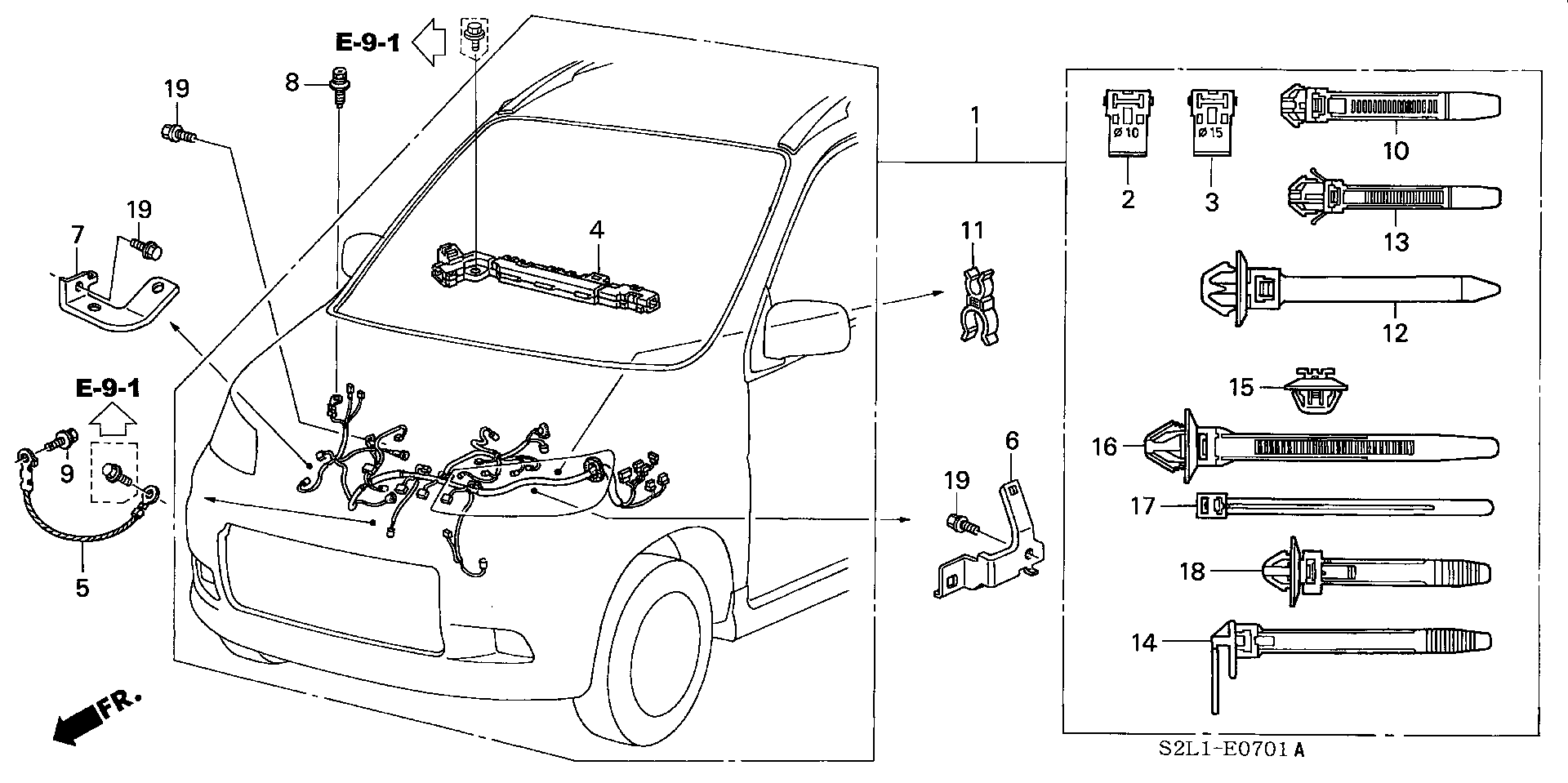 ENGINE WIRE HARNESS (LIFE DUNK)