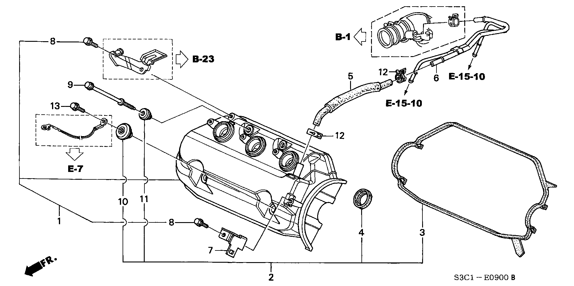 CYLINDER HEAD COVER (  WIDTH PUT )