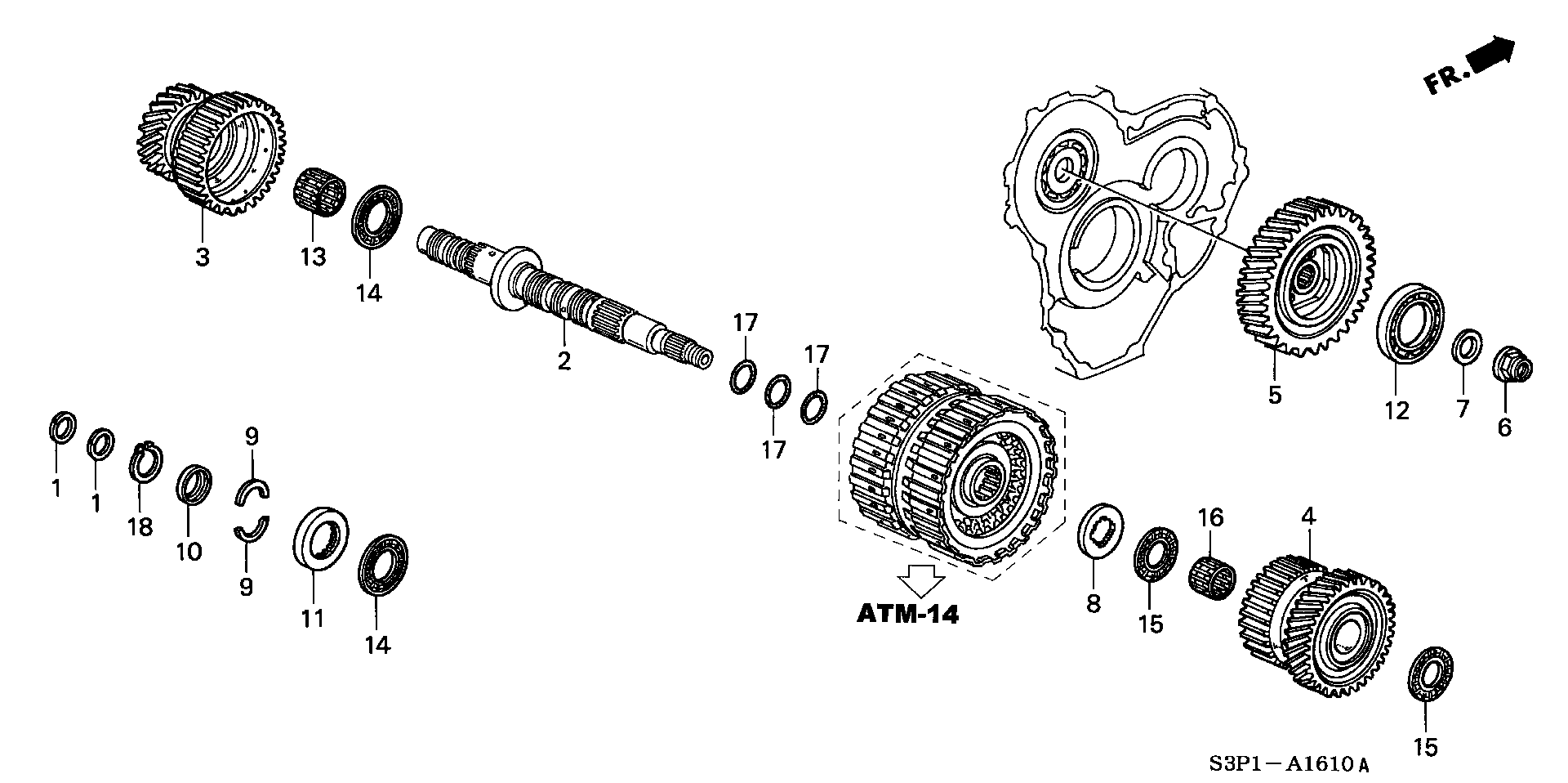 SECONDARY SHAFT(4WD)