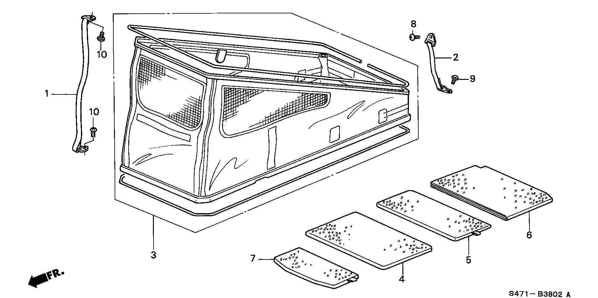 TENT/ ROOF BED( FIELD DECK)