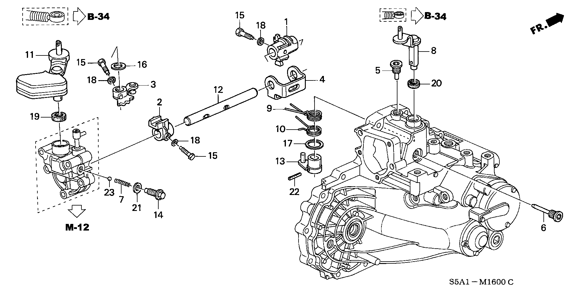 SHIFT ARM/ SHIFT LEVER (4WD)