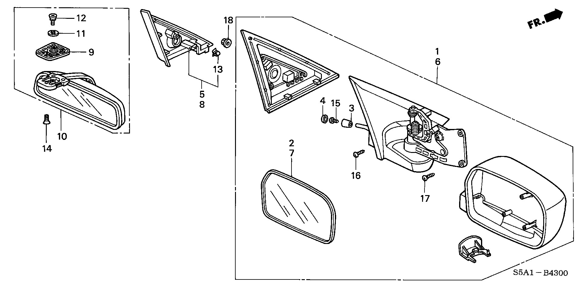 MIRROR(  MANUALLY OPERATED )