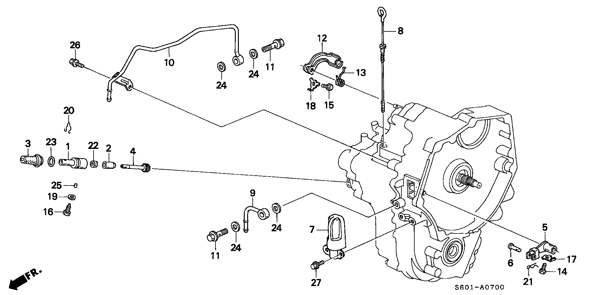 CONTROL LEVER-(2WD)