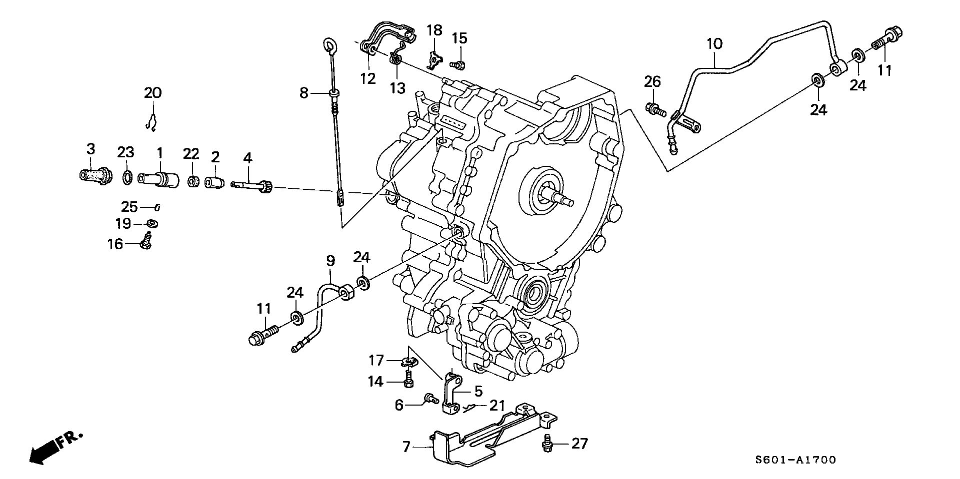 CONTROL LEVER-(4WD)