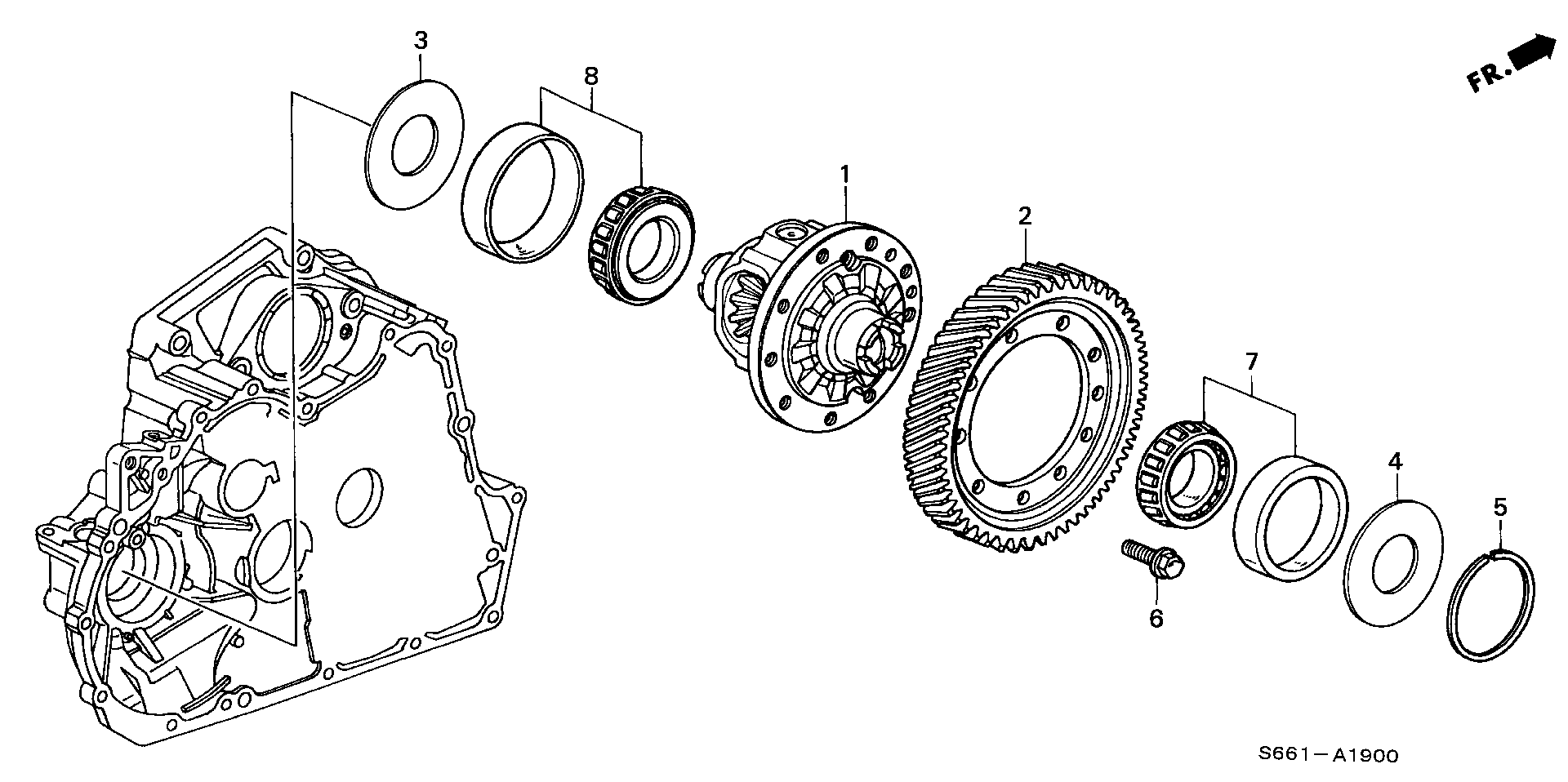 DIFFERENTIAL GEAR (2.3L) (2WD)
