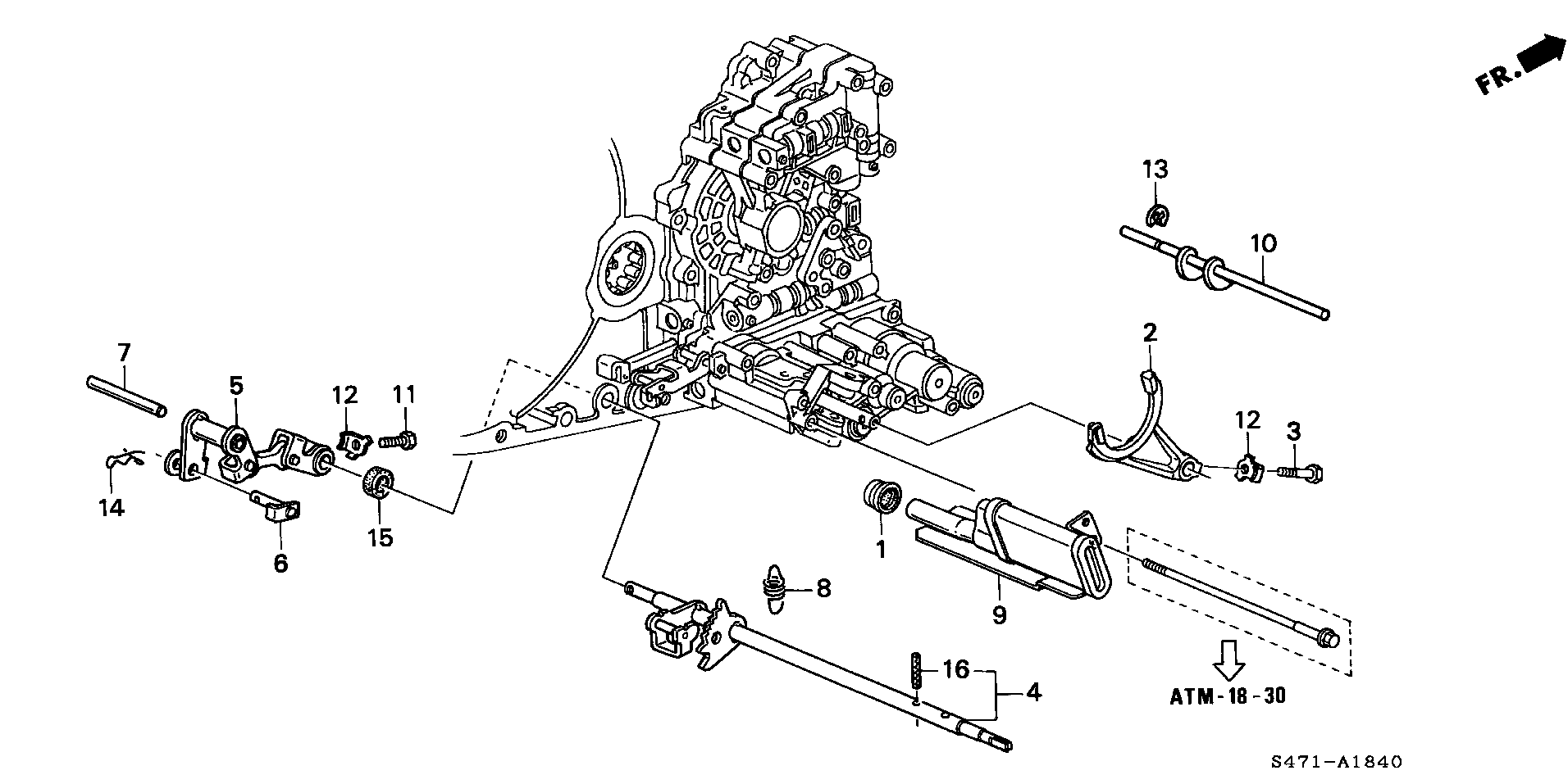 SHIFT FORK(4WD)(-110)