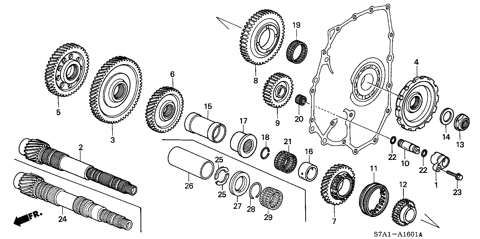 COUNTER SHAFT(2.0L) (4WD)