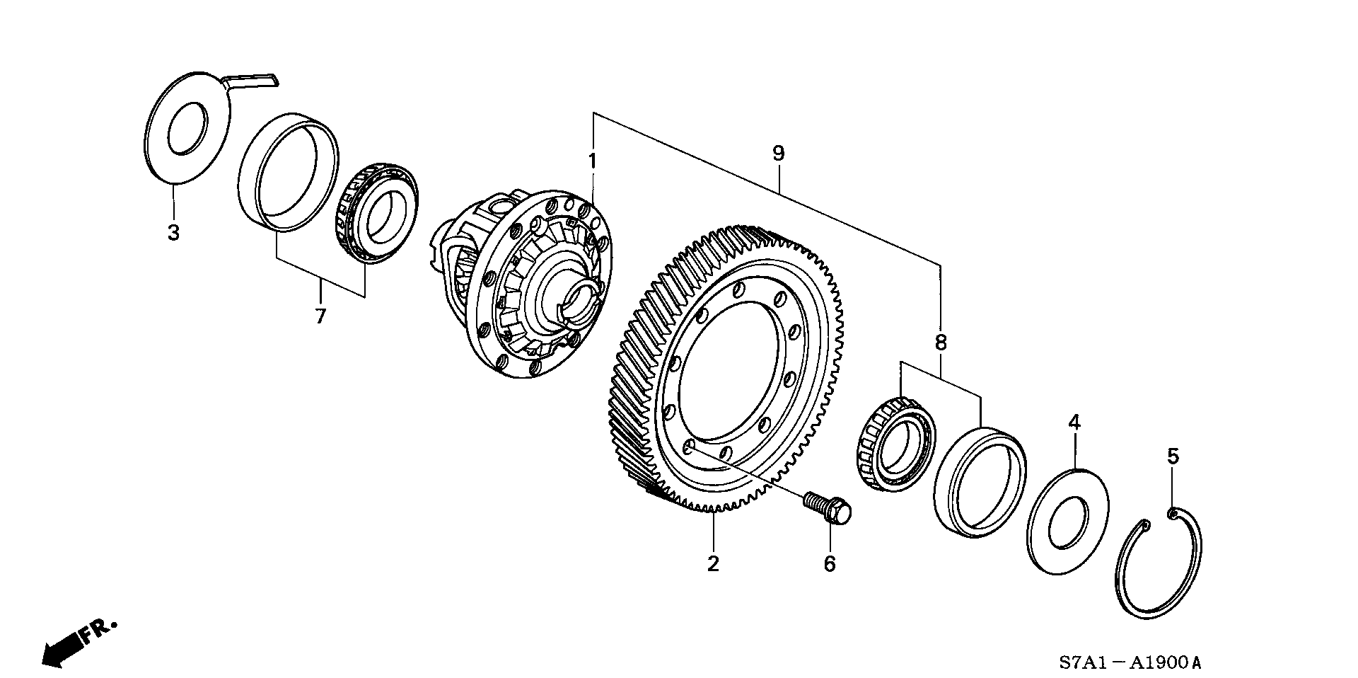 DIFFERENTIAL(2.0L) (2WD)