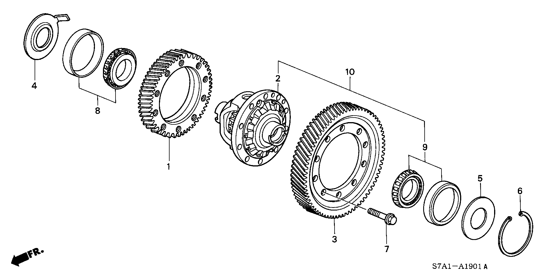 DIFFERENTIAL(2.0L) (4WD)