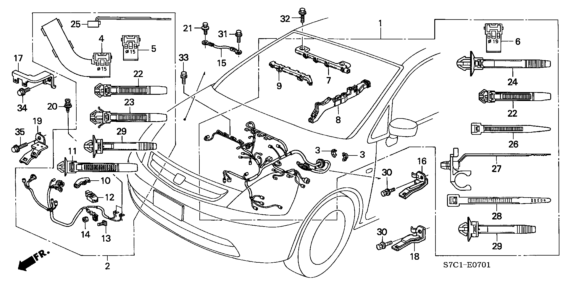 ENGINE WIRE HARNESS (2.0L)
