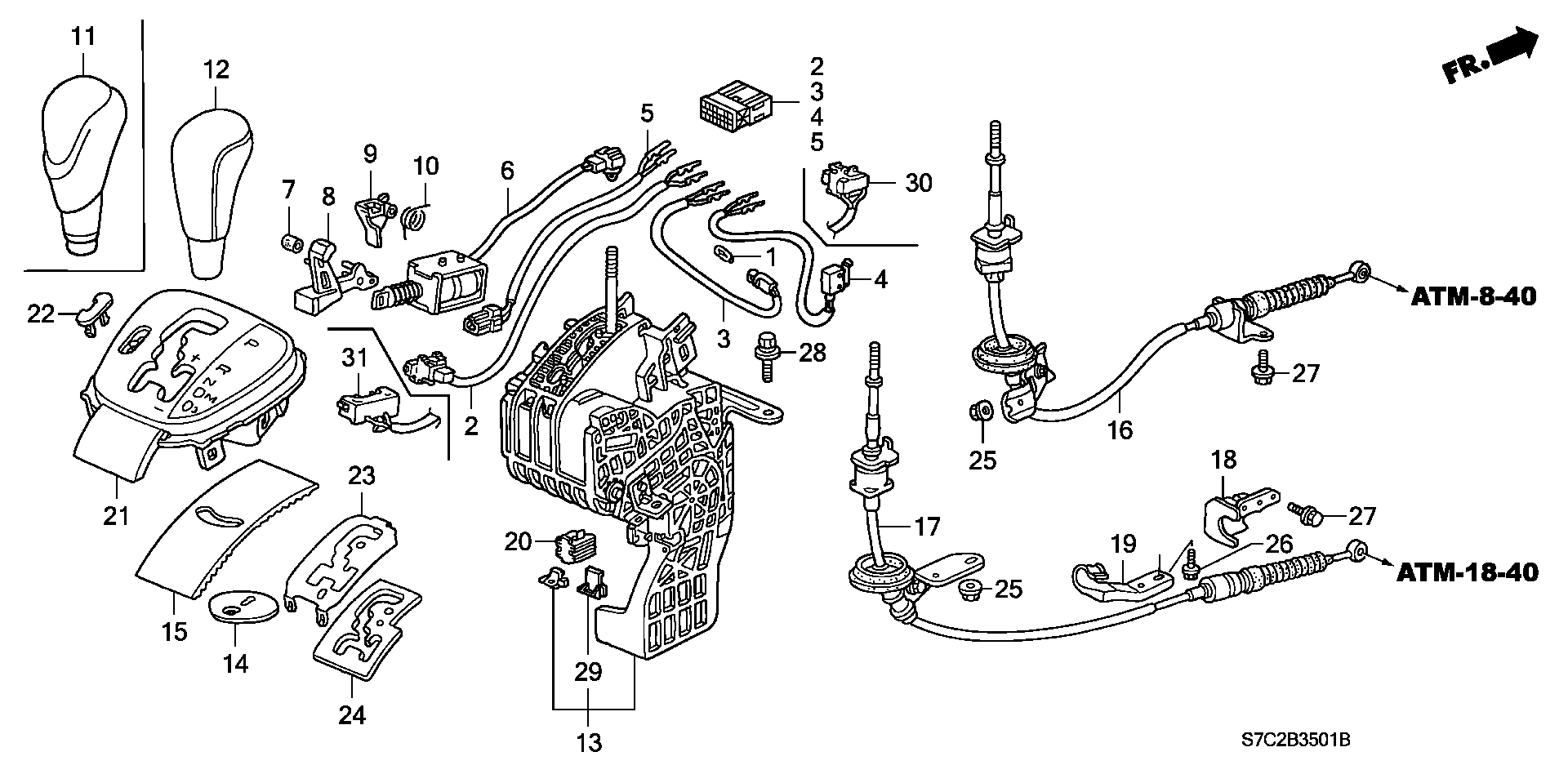 SELECT LEVER(4WD)