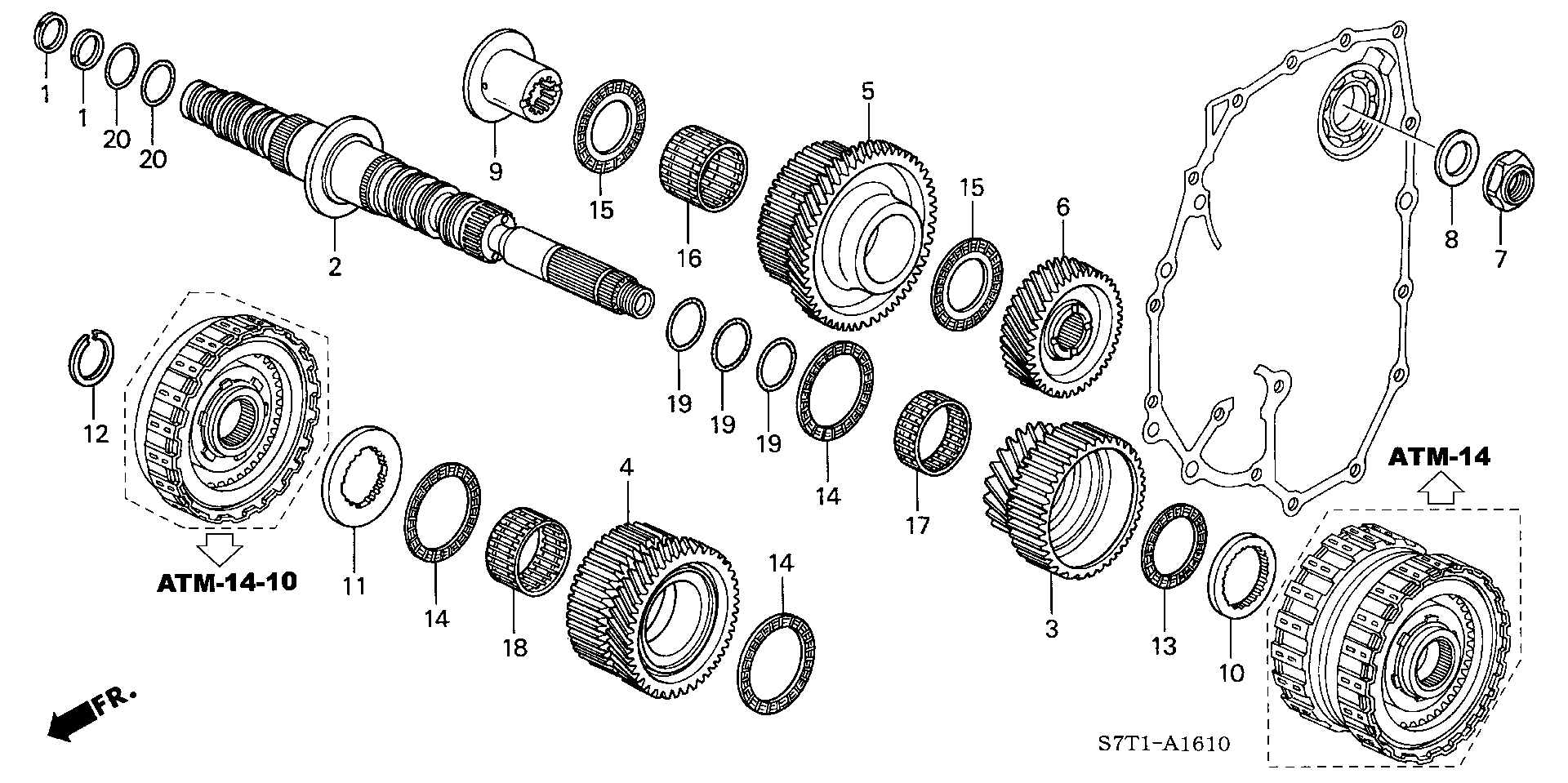 SECONDARY SHAFT(5AT)