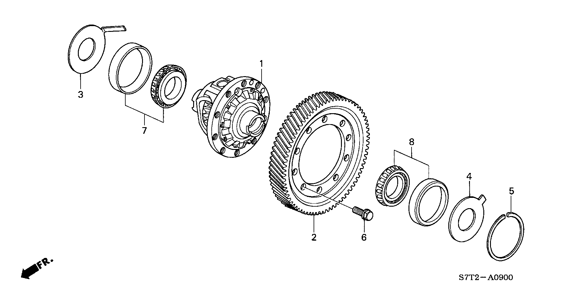 DIFFERENTIAL(2WD) (4AT)