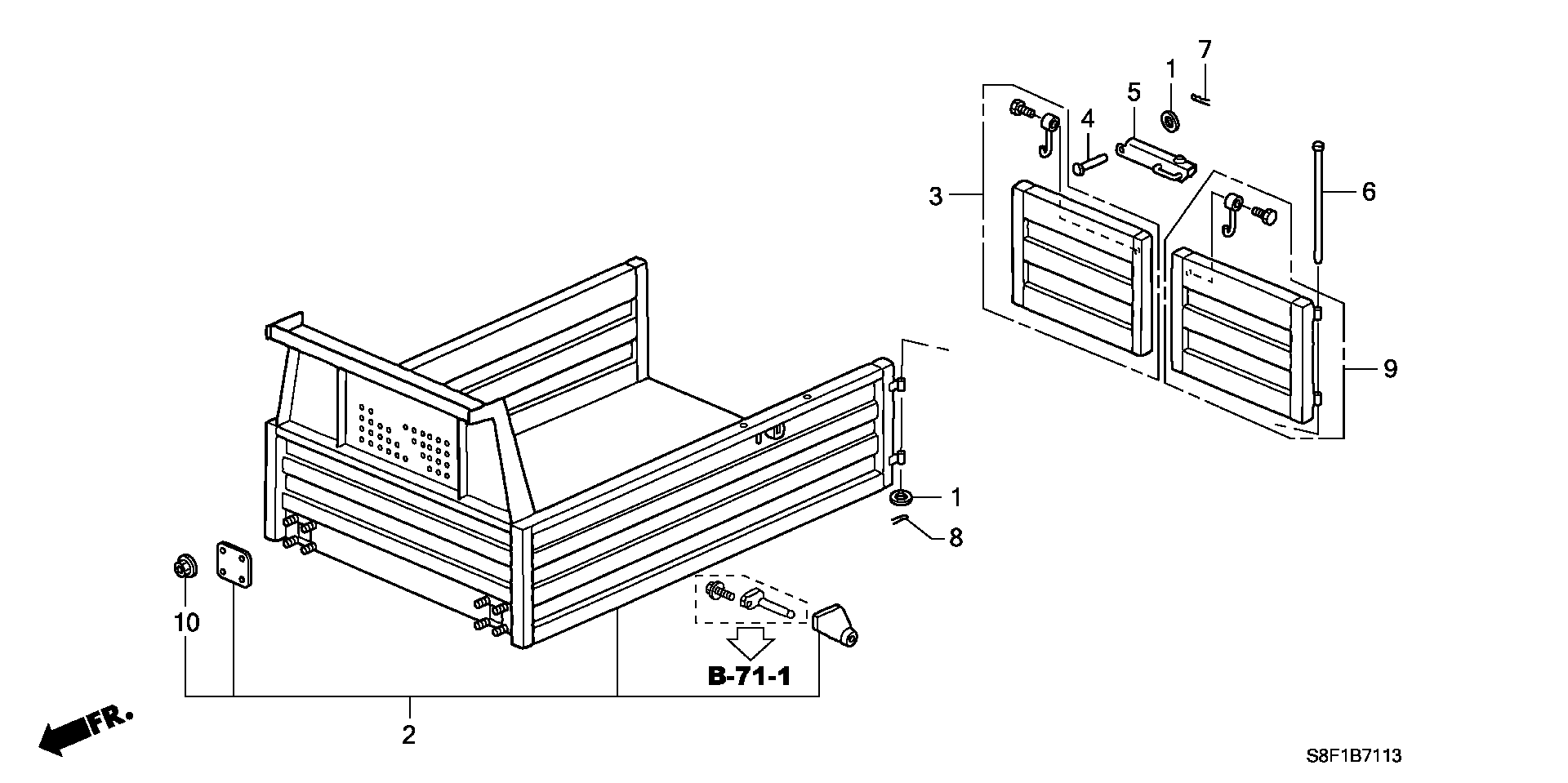 REAR BODY/ GATE (  CLEANING ) (1)