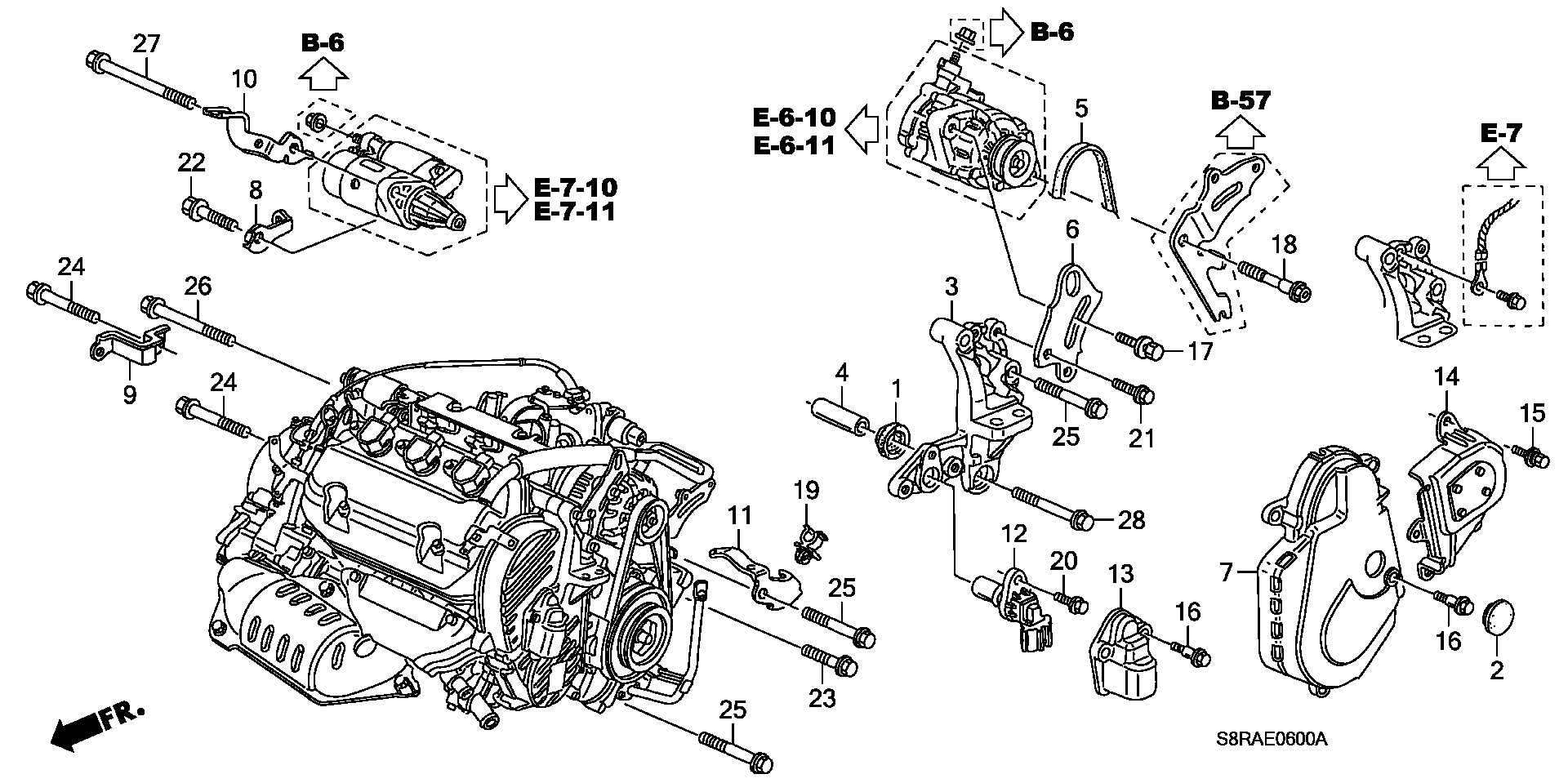 ENGINE MOUNTTING BRACKET (  WIDTH PUT )