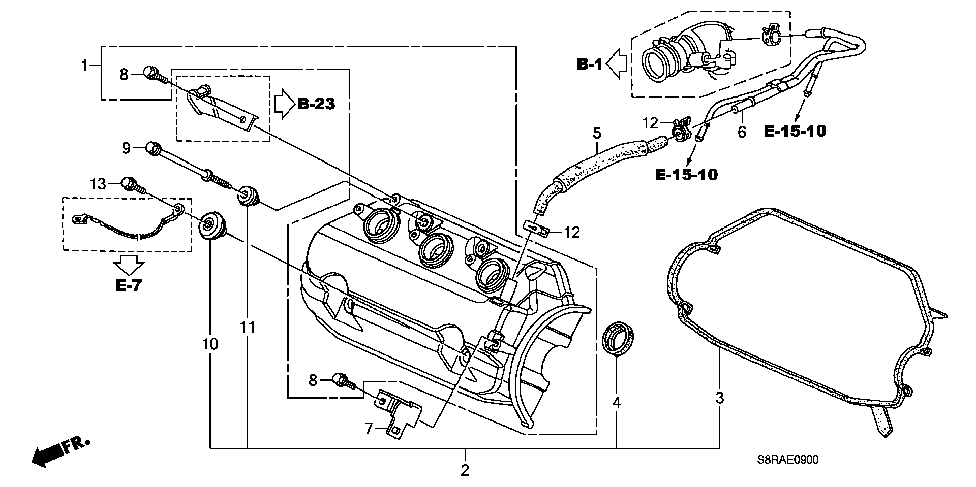 CYLINDER HEAD COVER(  WIDTH PUT )