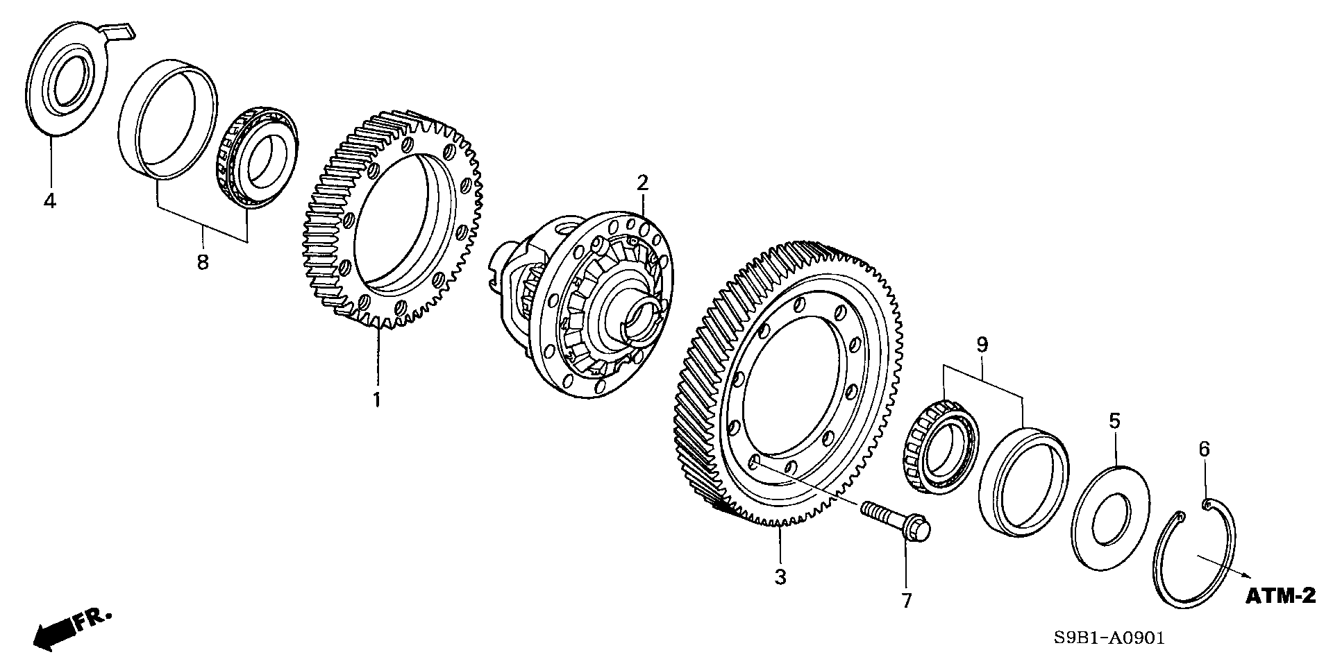 DIFFERENTIAL(4WD) (4AT)