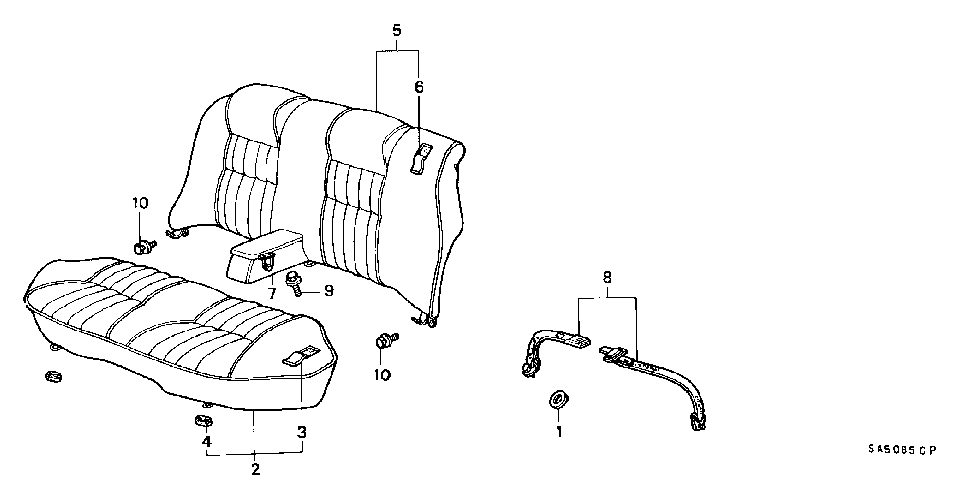 REAR SEAT/ SEAT BELT(4D)