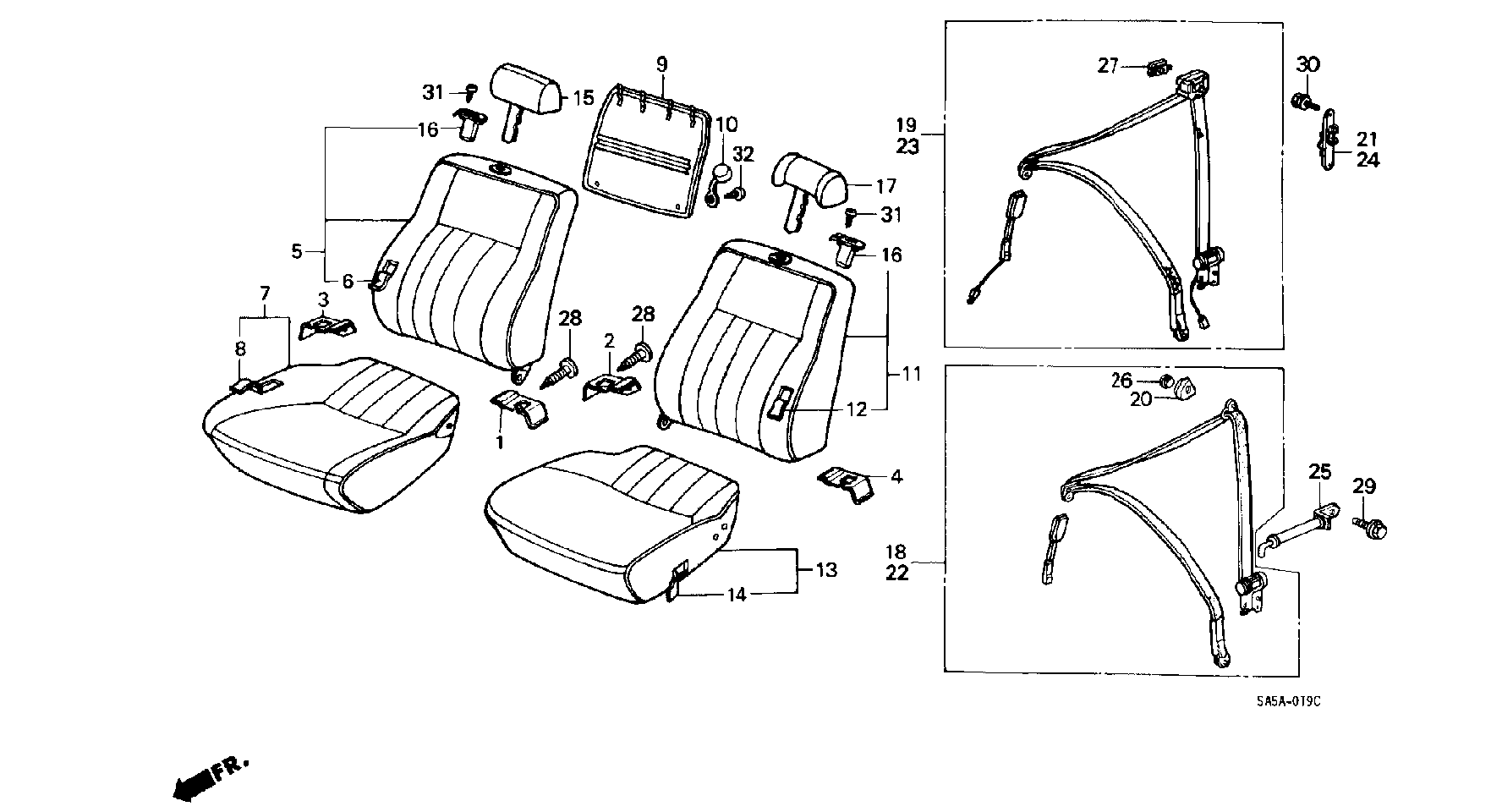 FRONT SEAT/ SEAT BELT