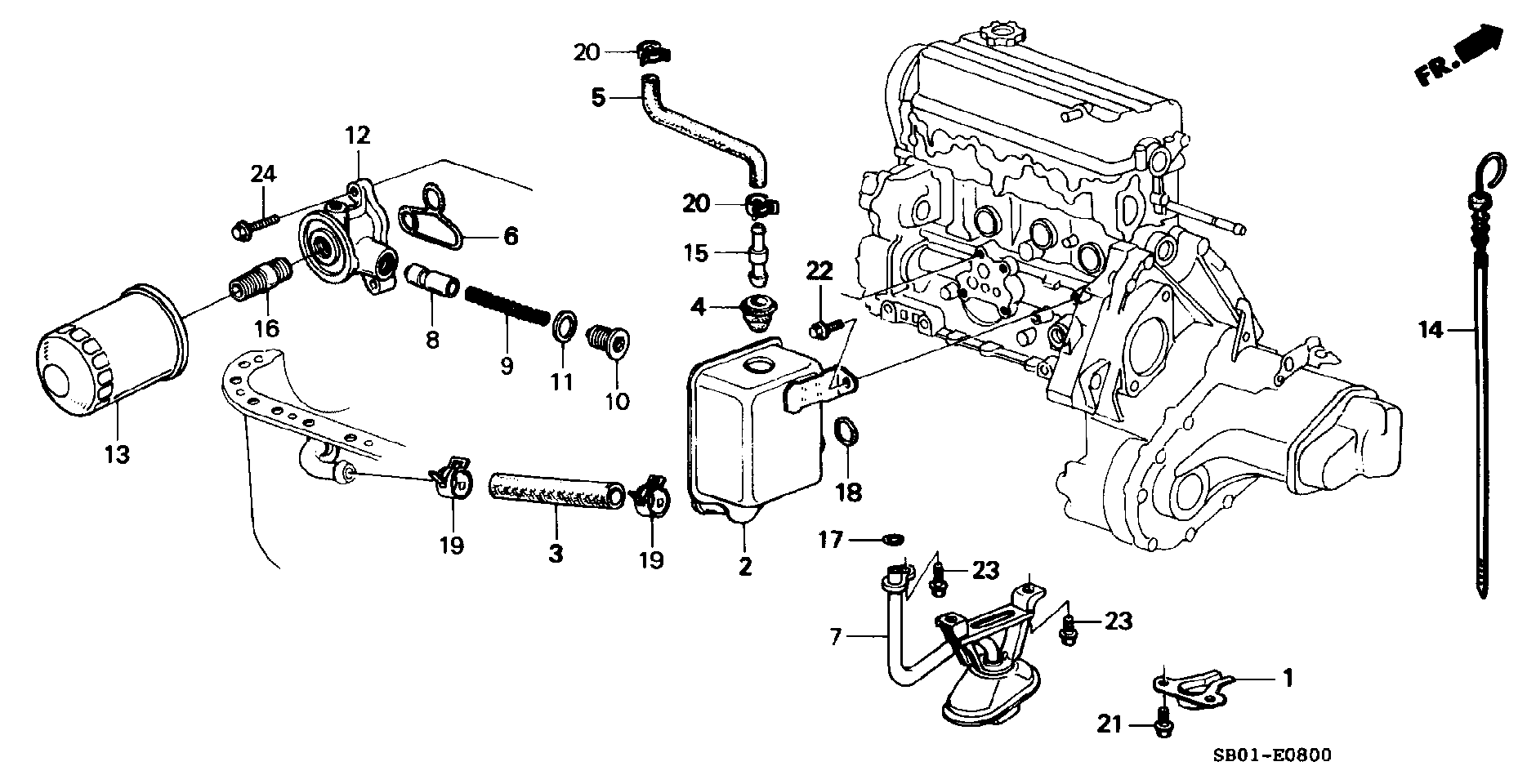 BREATHER CHAMBER/ OIL FILTER ( CAB)