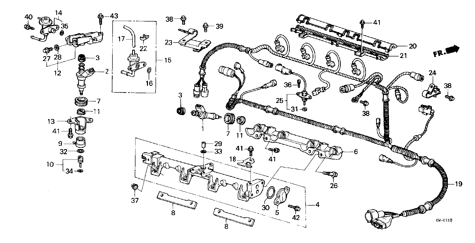FUEL INJECTOR/ ENGINE SUB CODE(1500)