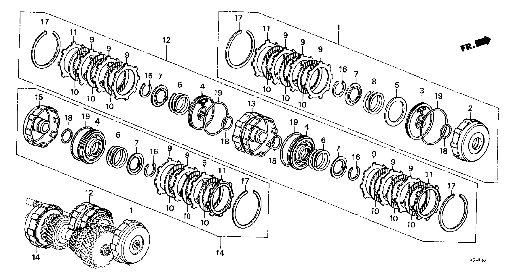 LOW CLUTCH/ SECOND CLUTCH(4AT)