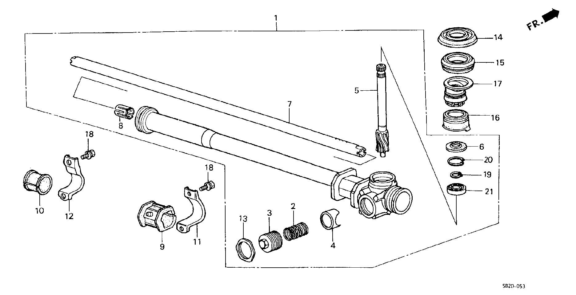 STEERING GEAR- BOX (  MANUALLY OPERATED )