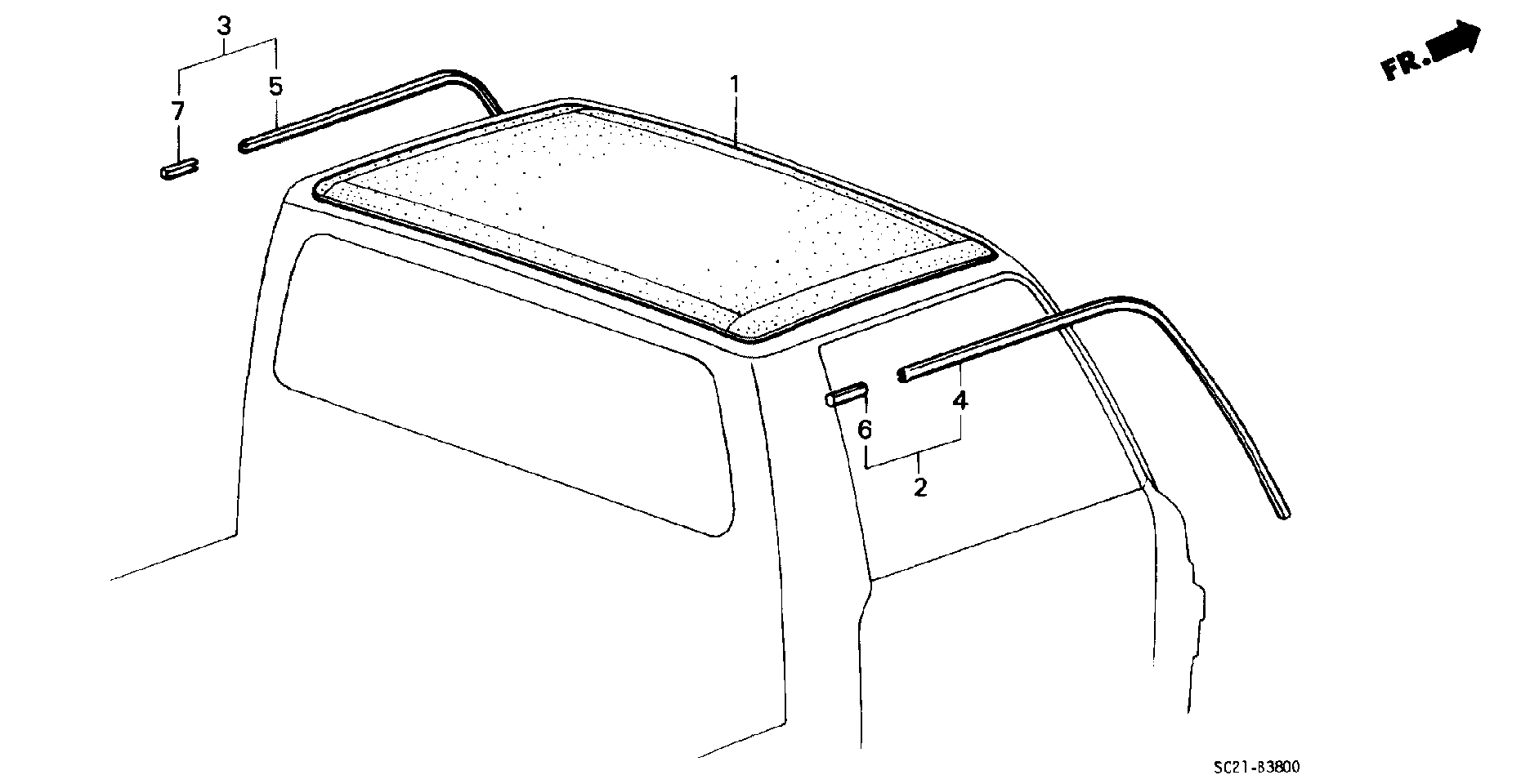 ROOF  LINING/ DRIP MOLDING ( TRUCK)