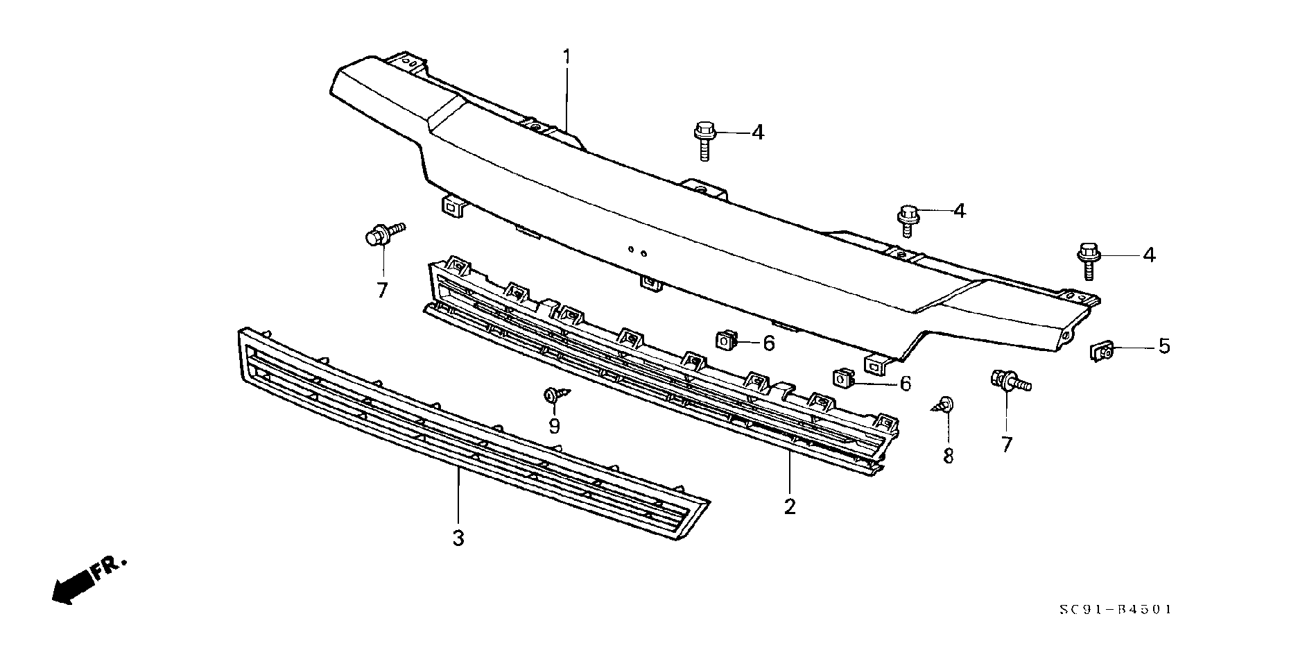 FRONT GRILLE/ FRONT MASK