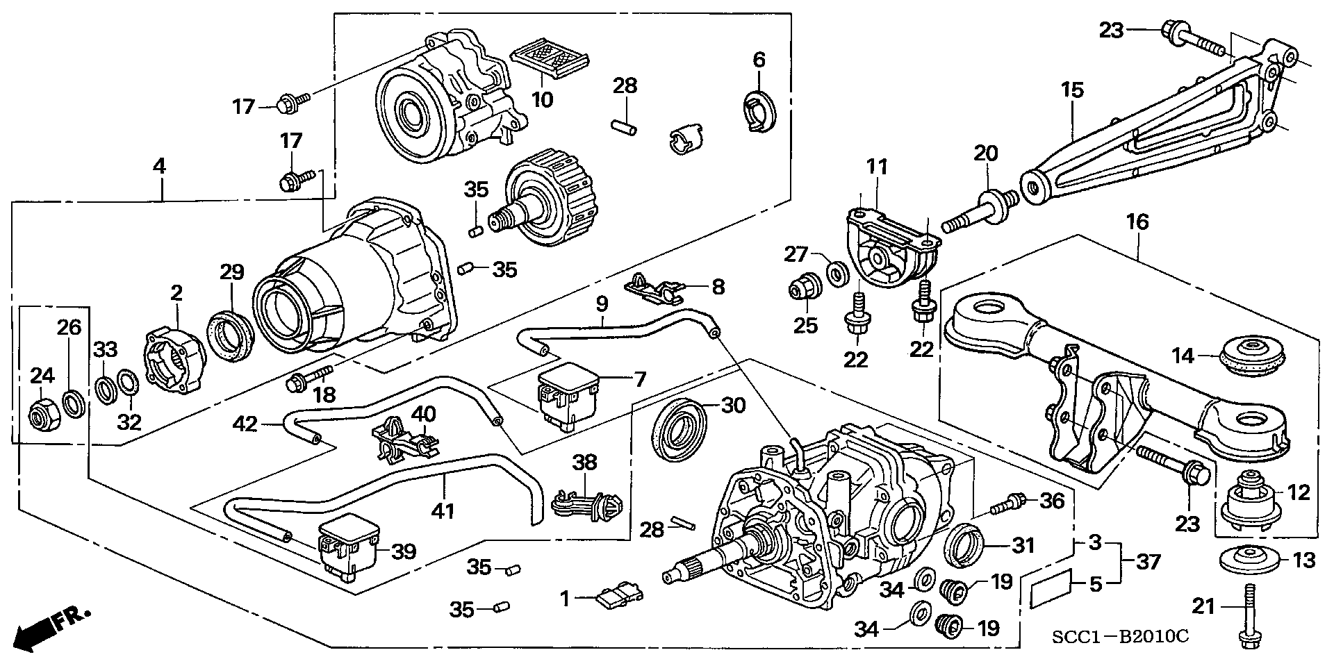 REAR DIFFERENTIAL/ MOUNT