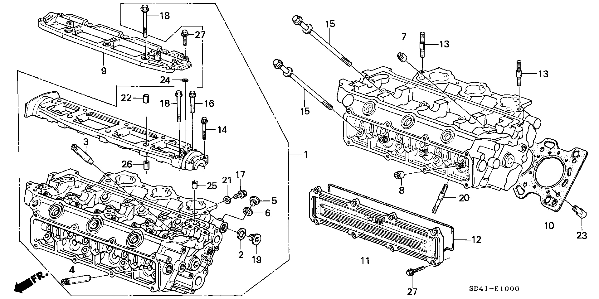 CYLINDER HEAD( FRONT)