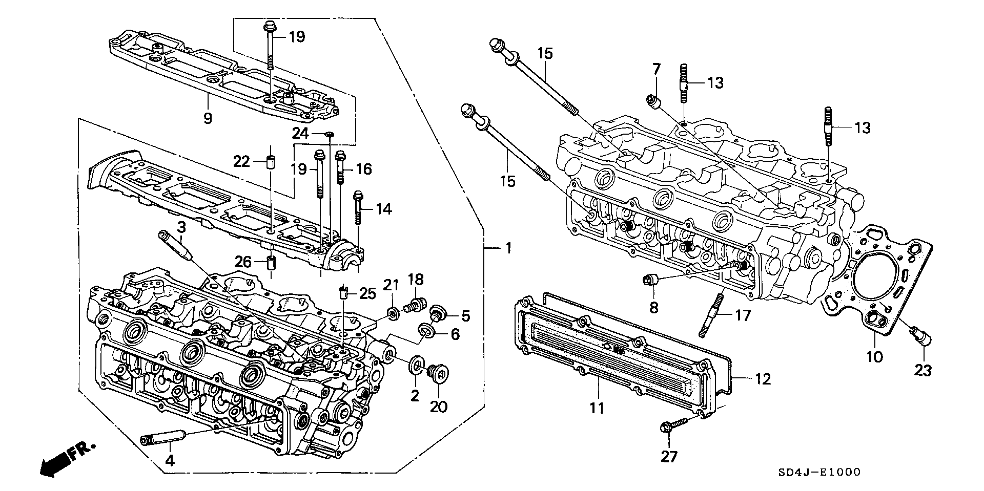 CYLINDER HEAD( FRONT)
