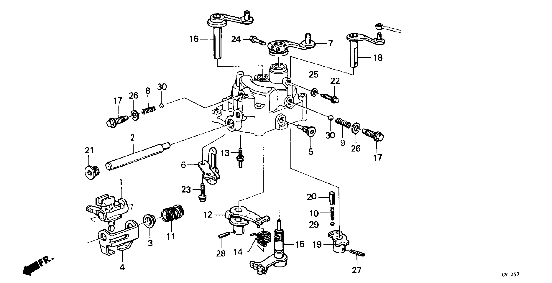 SHIFT ARM/ SELECT ARM(4WD)