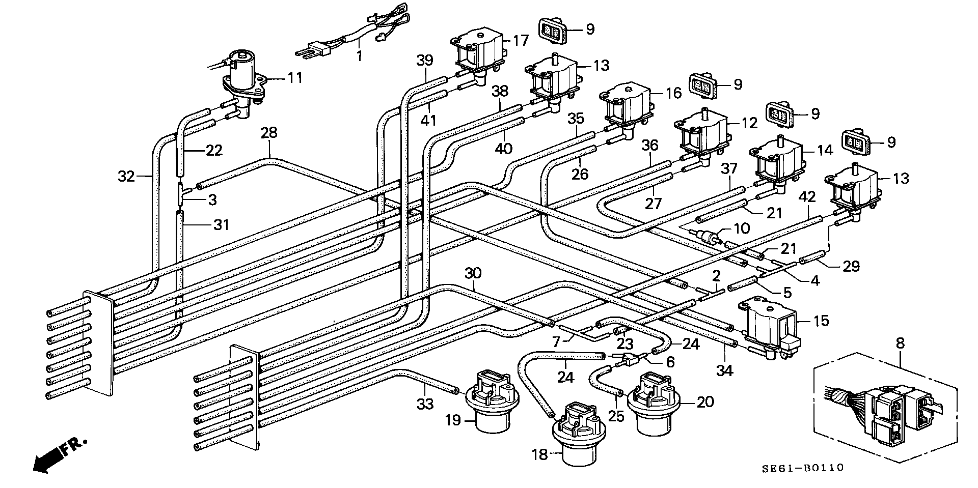 CONTROL BOX TUBING ( DUAL CAB)(-1060000)