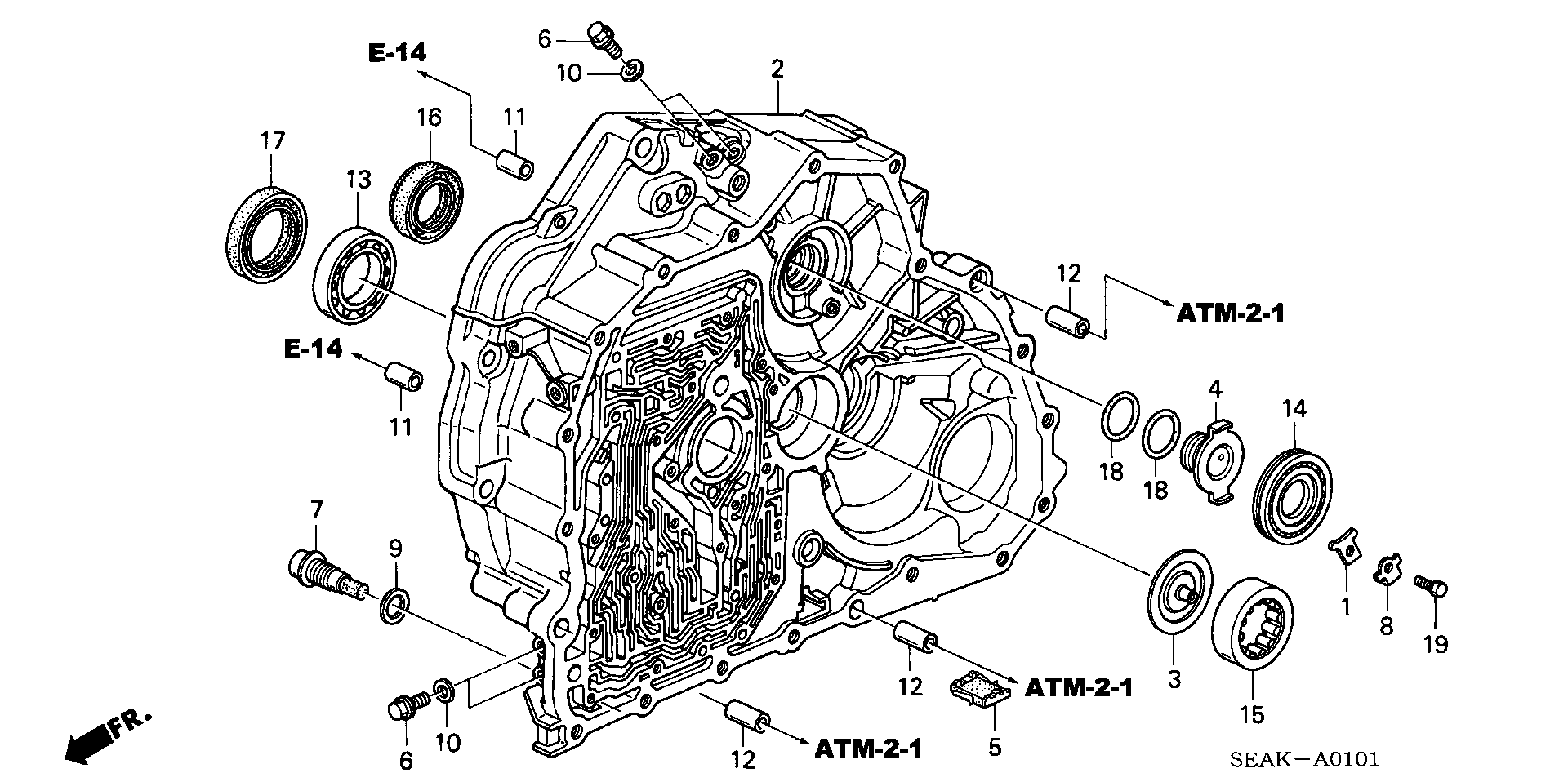 TORQUE CONVERTER CASE(4WD)