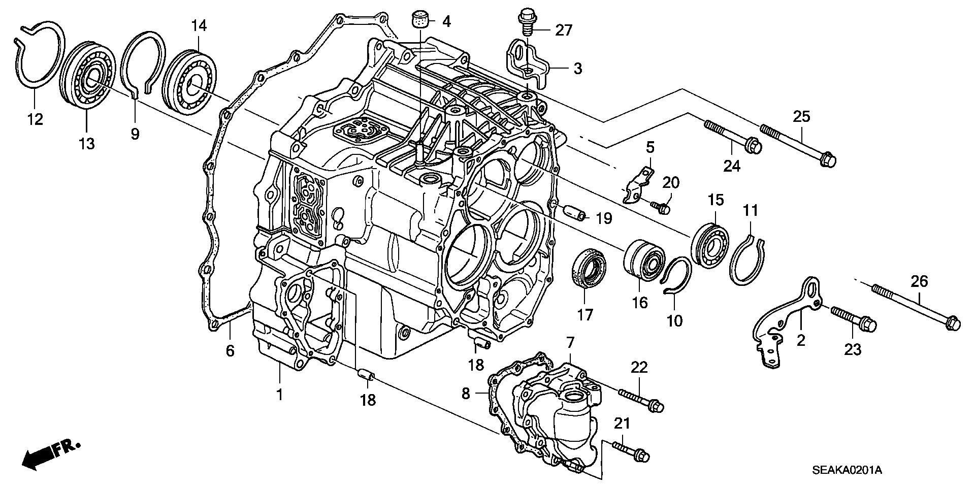 TRANSMISSION CASE(4WD)