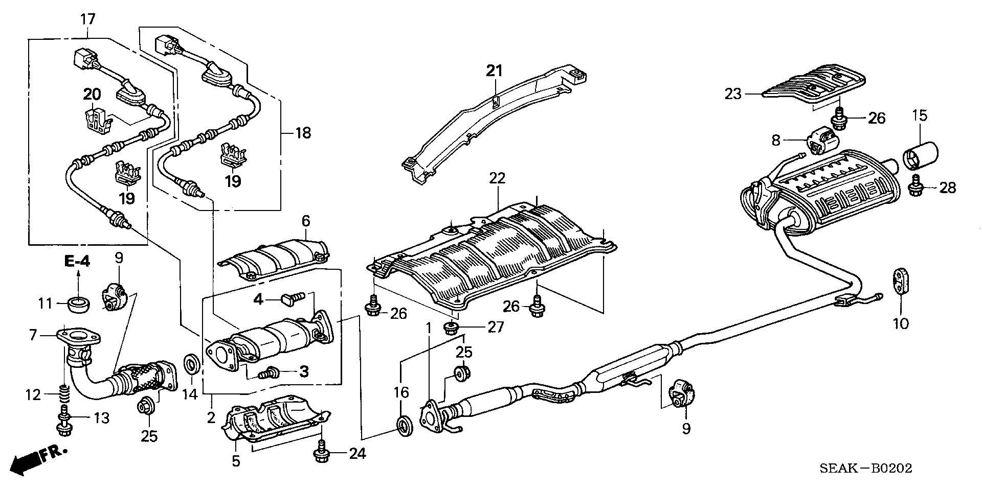 EXHAUST PIPE(4WD)