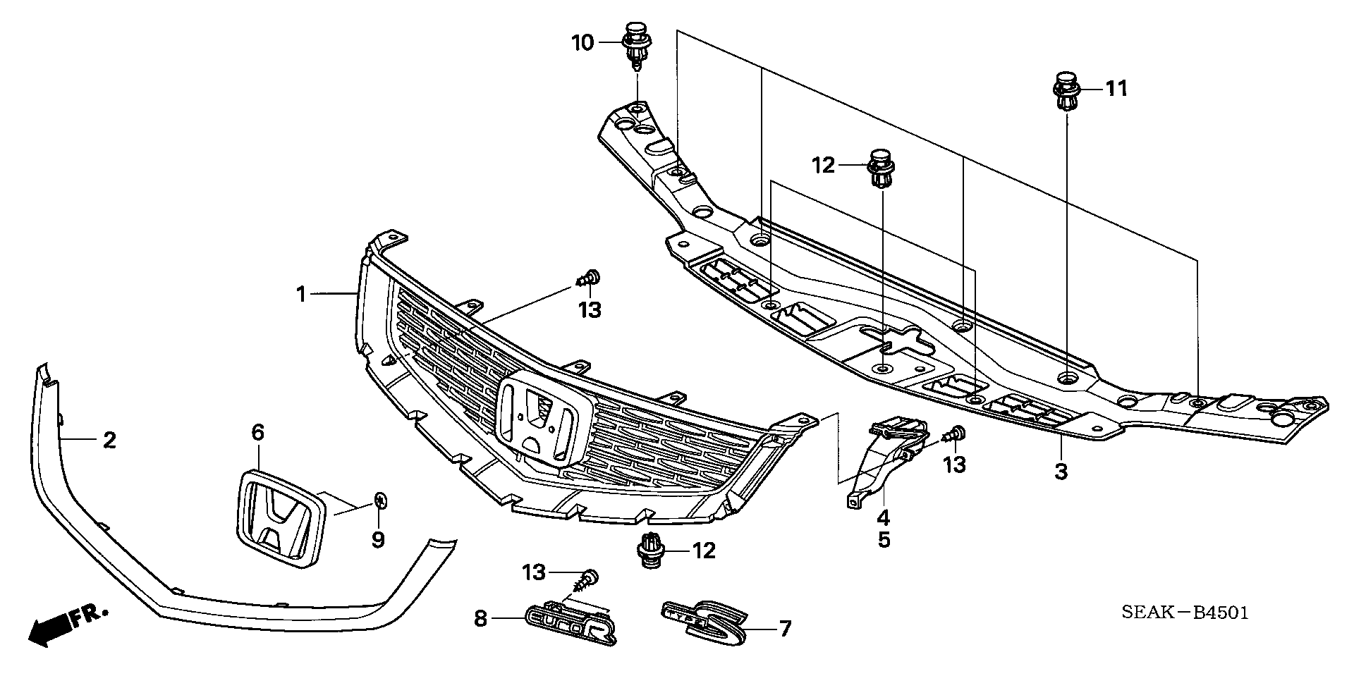 FRONT GRILLE(2)