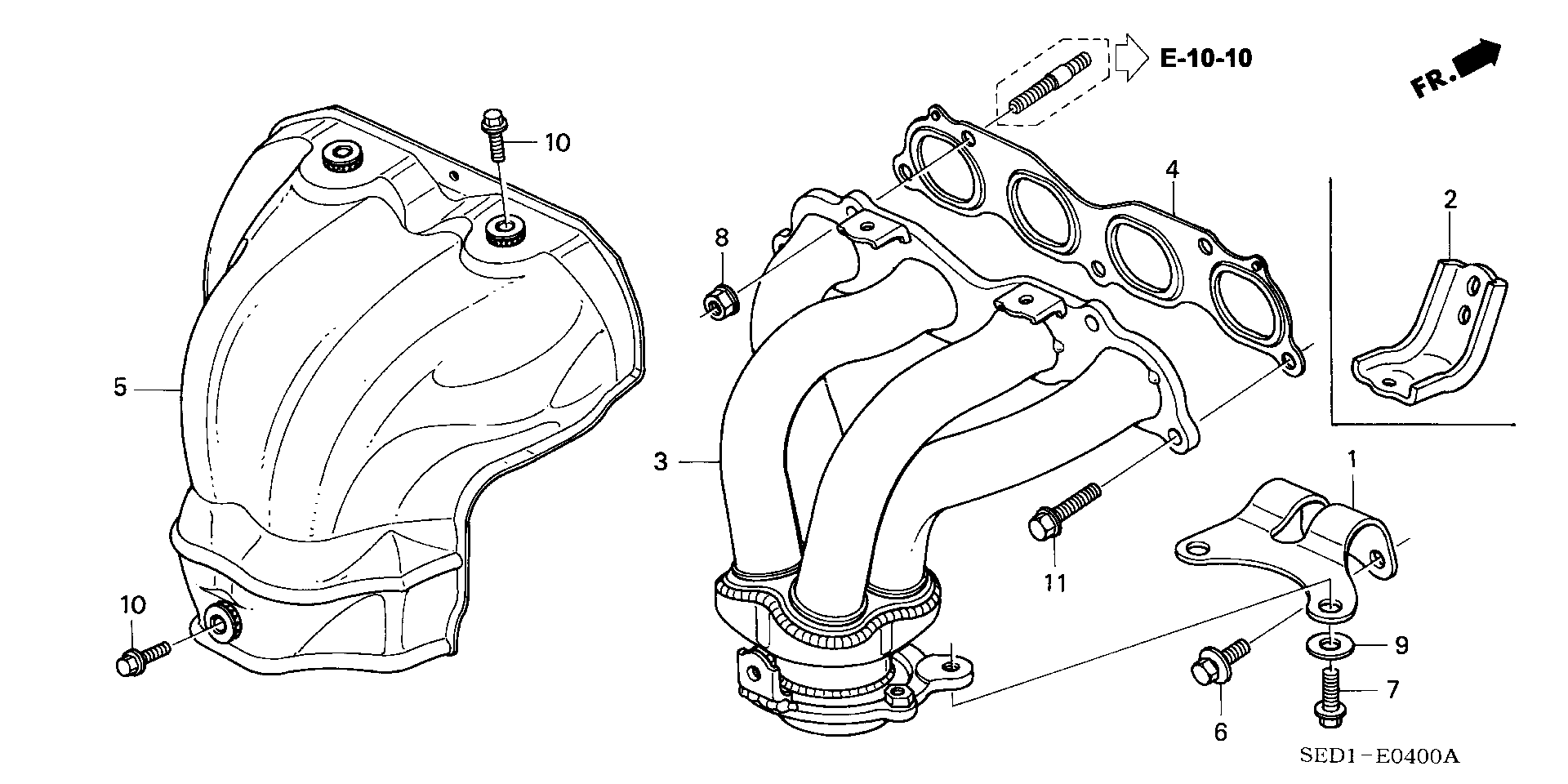 EXHAUST MANIFOLD(2WD)