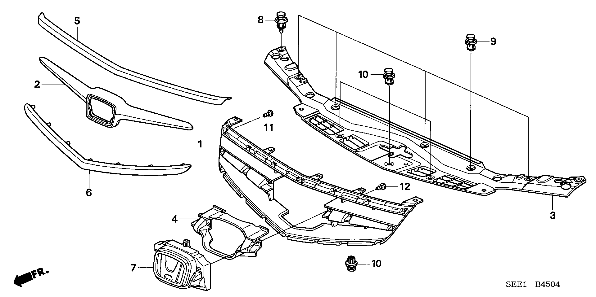 FRONT GRILLE(5)