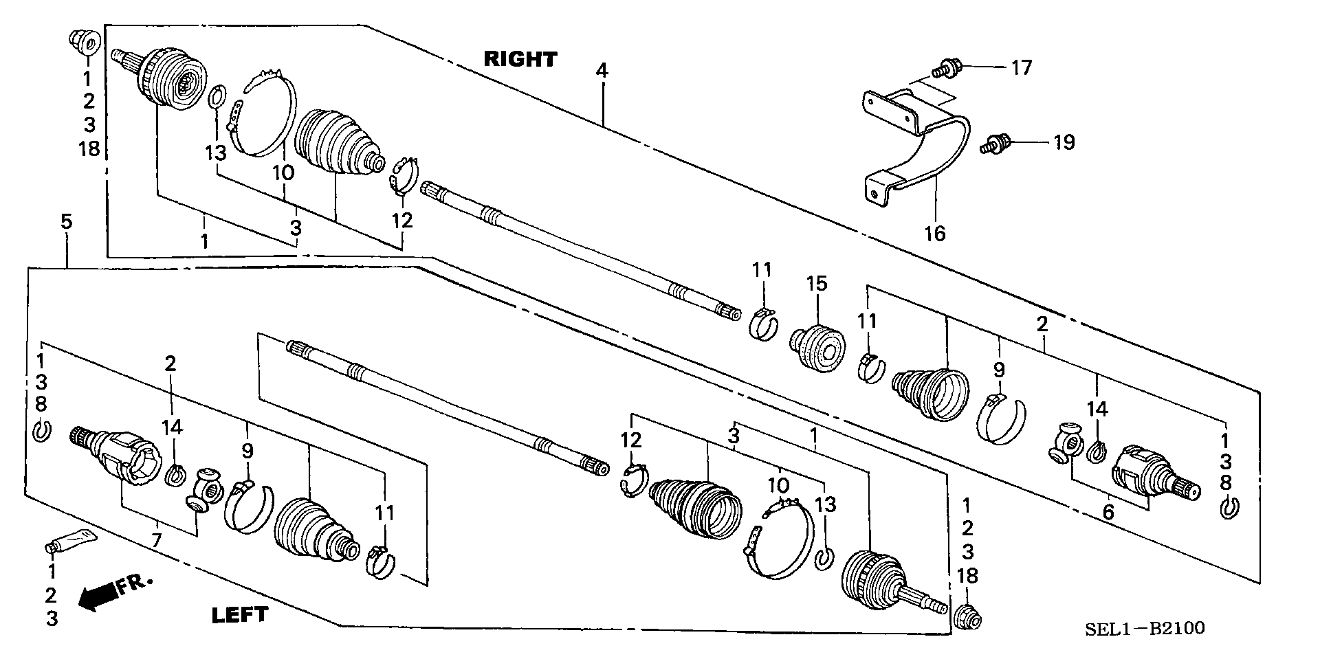 FRONT DRIVE SHAFT(2WD)