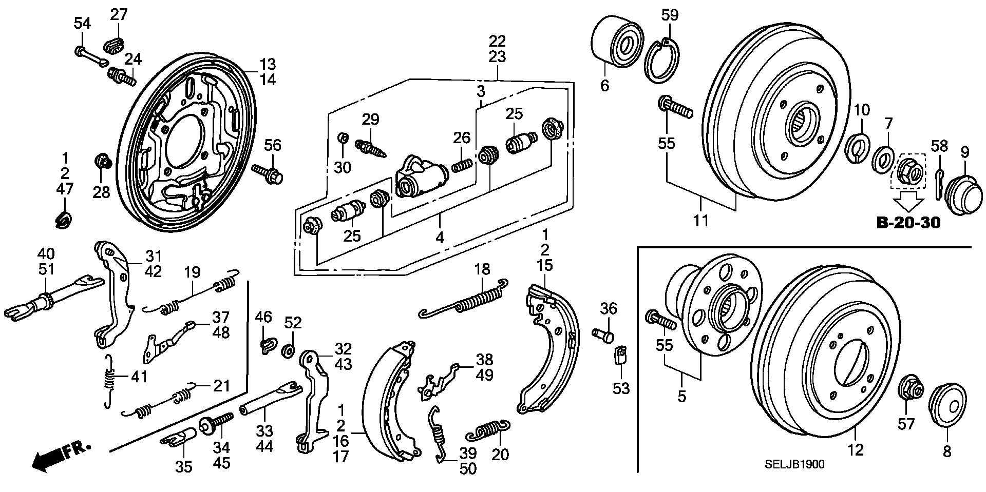 REAR BRAKE( DRUM)